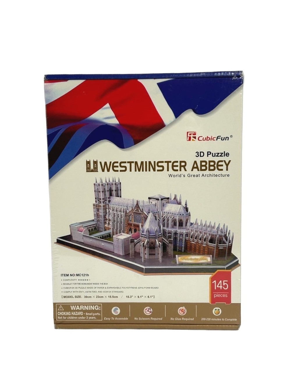 CubicFun 3D Puzzle Westminster Abbey 145 pieces